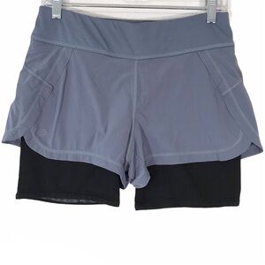 Athleta 2 in 1 Pulse Running Athletic Shorts SMALL